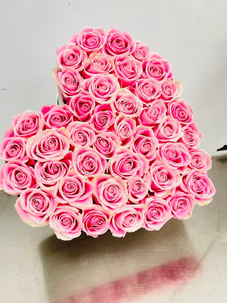 PINK LOVER HEART ARRANGEMENT